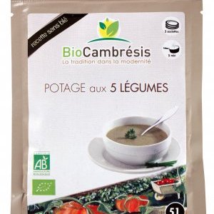 Potage 5 légumes - 3 assiettes