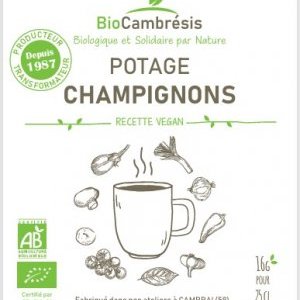 Potage aux champignons - 1 assiette