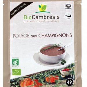 Potage aux champignons - 3 assiettes