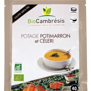 Potage potimarron et céleri - 3 assiettes